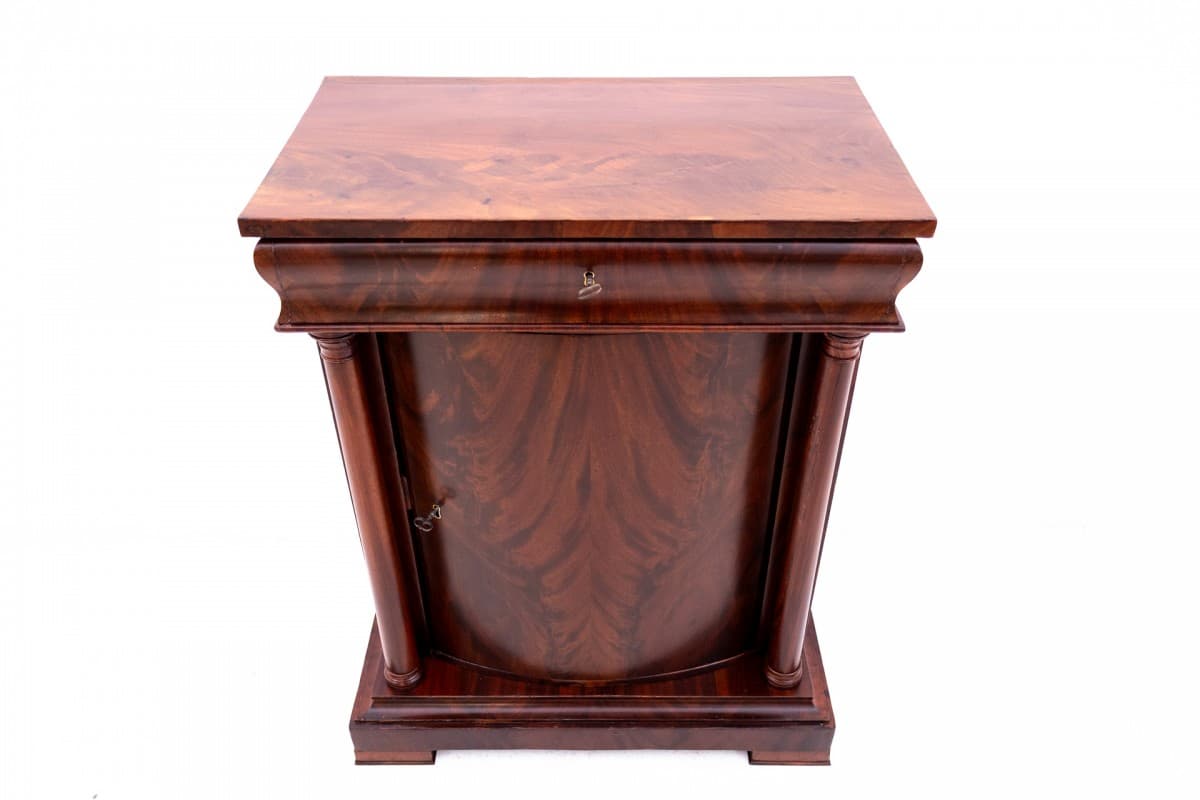 Mahoniowa komoda Biedermeier, Szwecja, lata 60. XIX w. - 47740