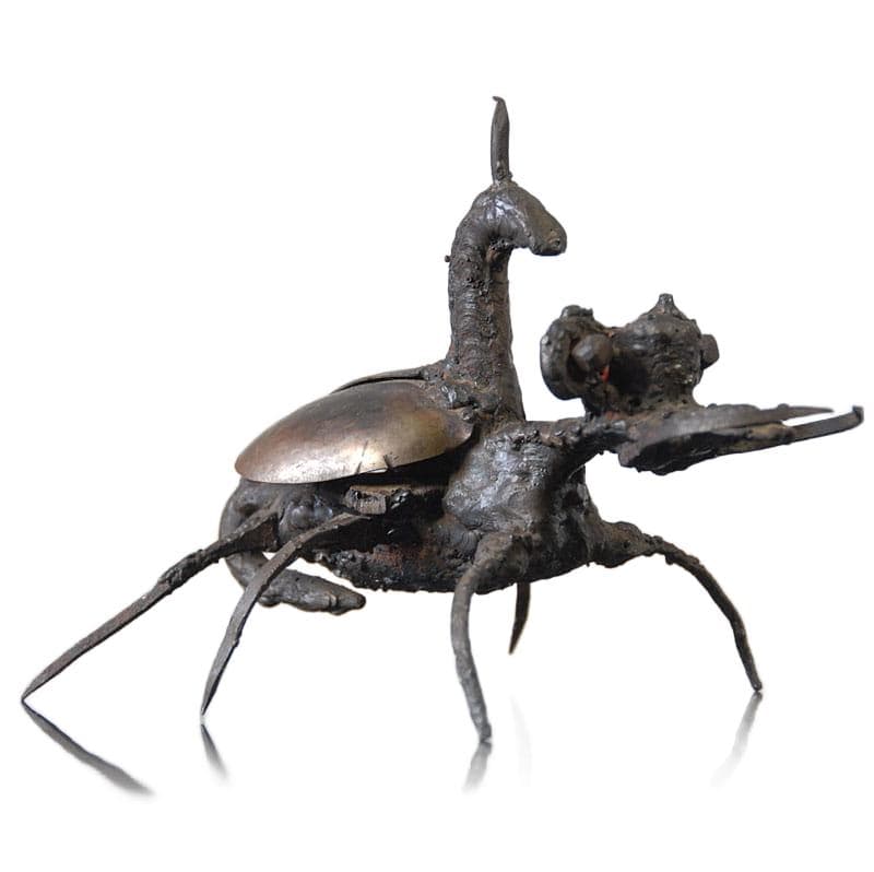 Metalowa figurka brutalistyczna, lata 60. - 4597