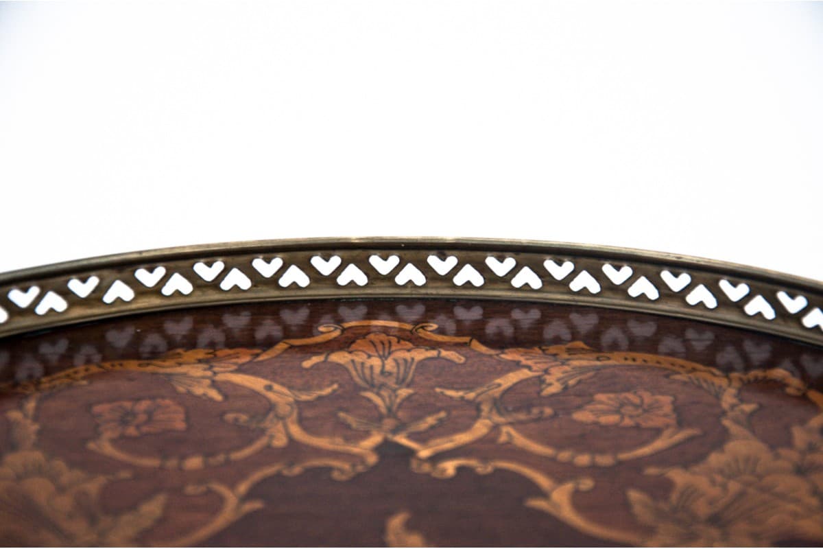 Brass and Walnut Plant Stand, France, 1960s - 47528