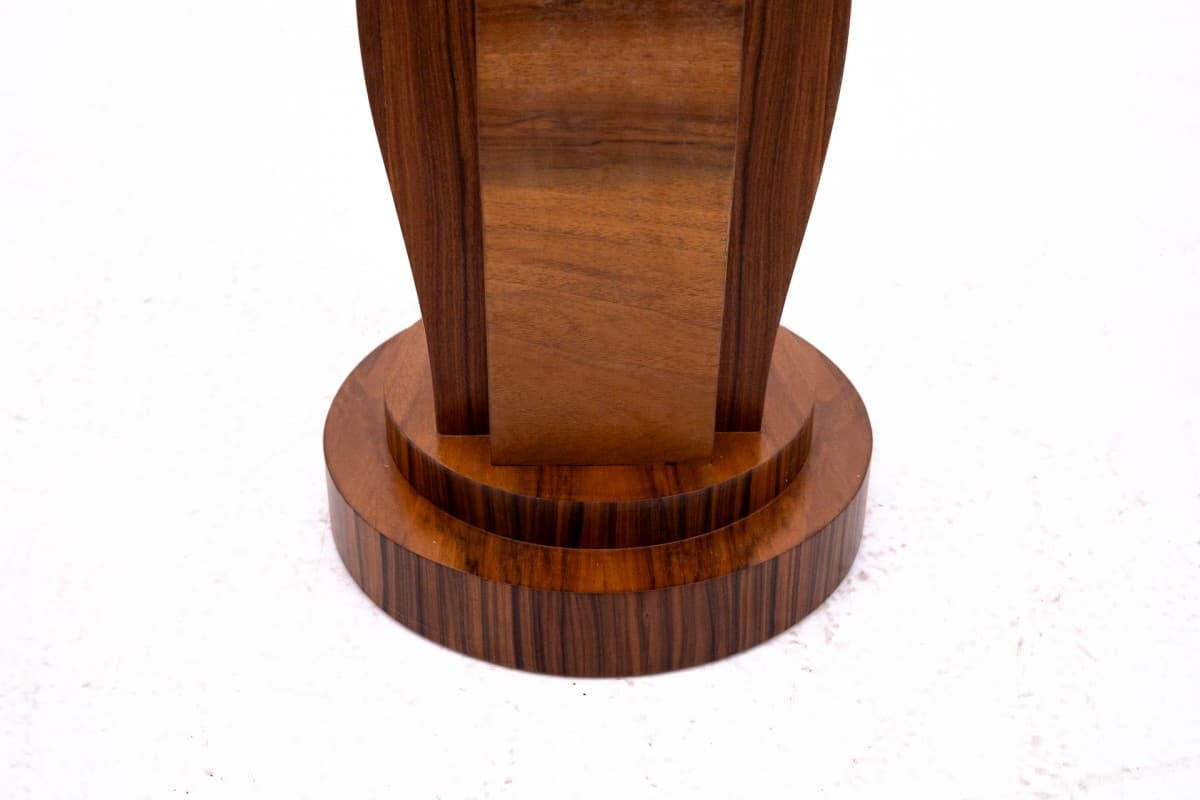 Orzechowe kolumny Art Deco, Polska, lata 40. - 47744