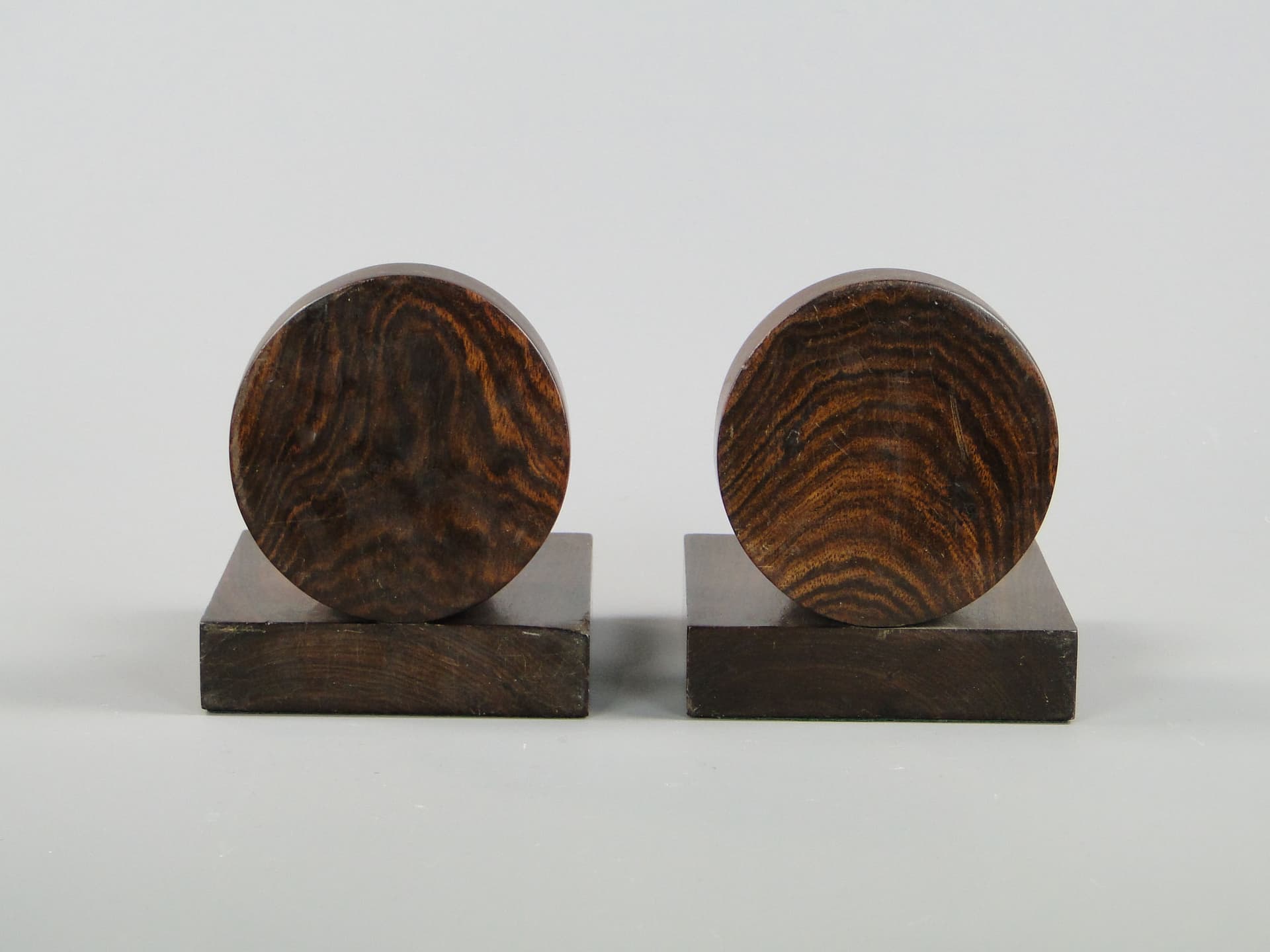 Bookends Art Deco, dark rosewood, Germany, 1920s - 45531