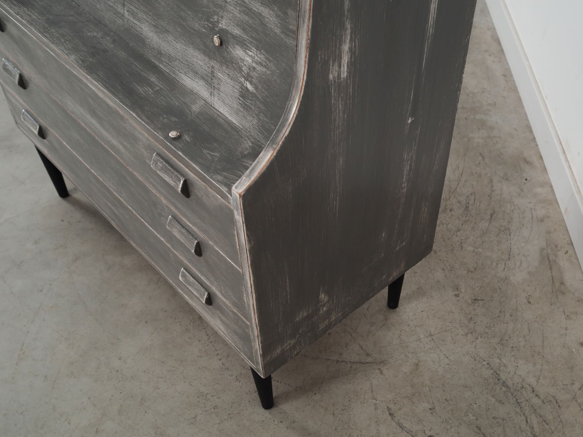 Sekretarzyk, jesion szary, proj. B. Mogensen, dla Søborg Møbelfabrik, Dania, lata 60. - 49592