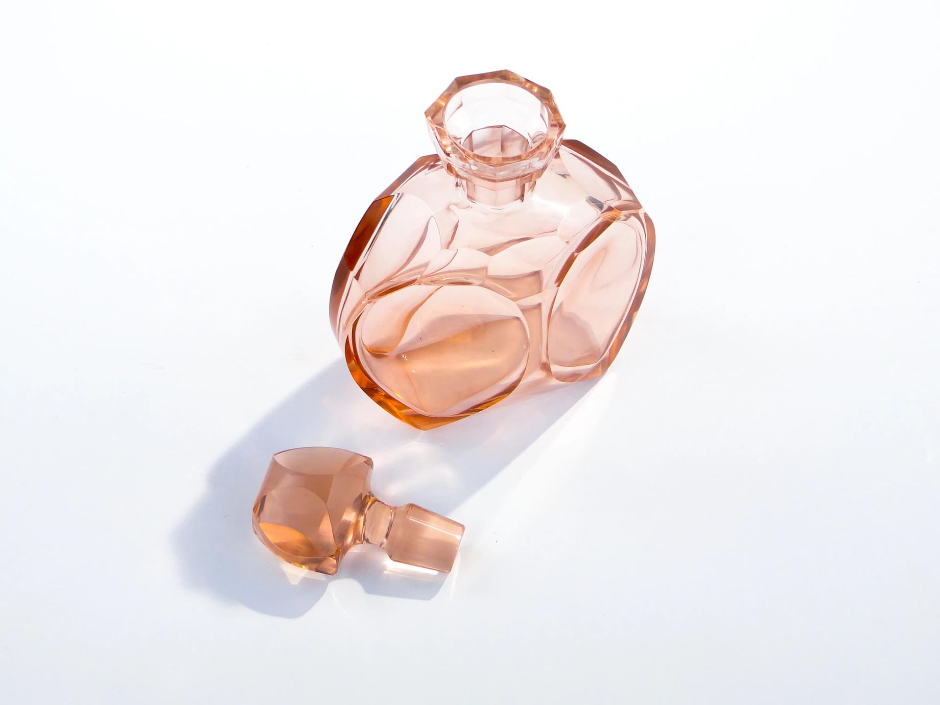 Karafka, kryształ transparentny, Moser, Czechy, lata 60. - 45488