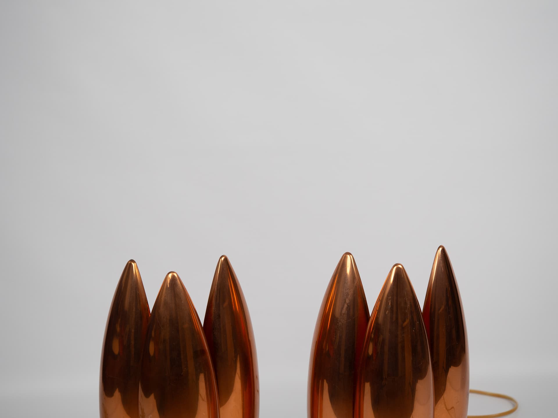 Para kinkietów Kastor proj. Jo Hammerborg, Fog og Morup, 1962 - 46337