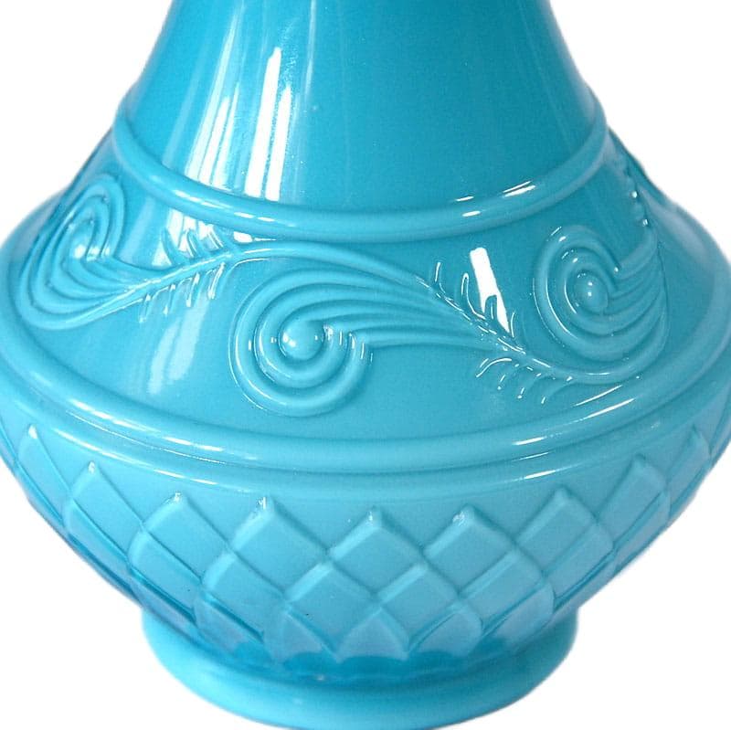 Light Blue Glass Vase, Empoli, Italy, 1960s - 4653
