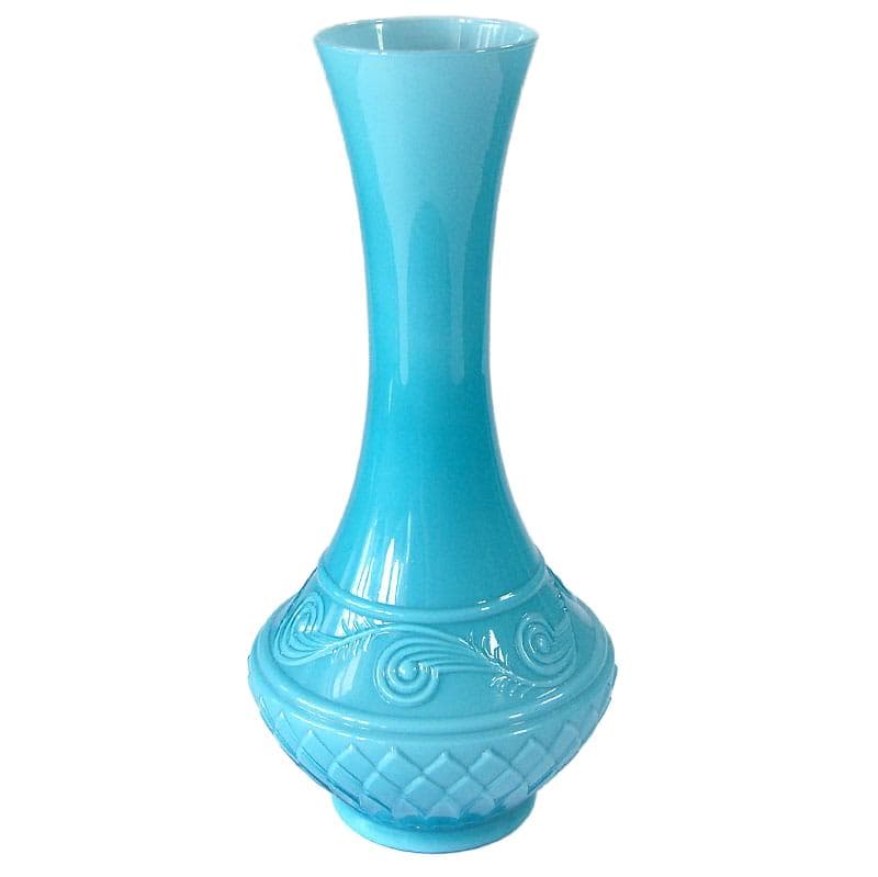 Light Blue Glass Vase, Empoli, Italy, 1960s - 4650