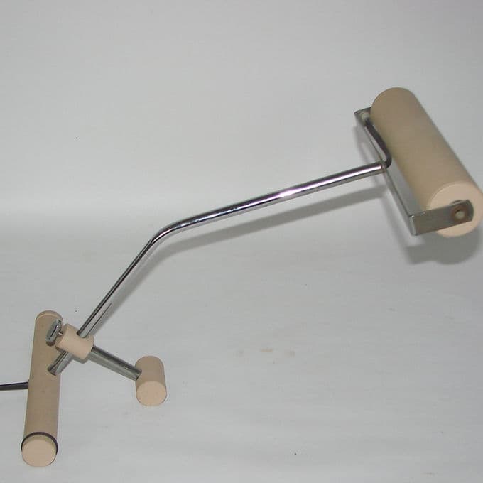 Desk lamp, beige, metal, 1970s. - 46477