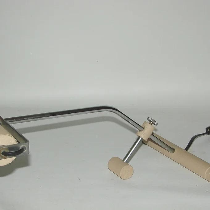 Desk lamp, beige, metal, 1970s. - 46480