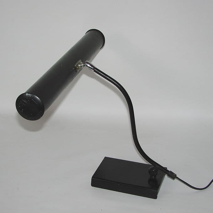 Lampa biurkowa ANVIA, metal czarny, proj. J.J.M. Hoogervorst, Holandia, lata 70. - 46469