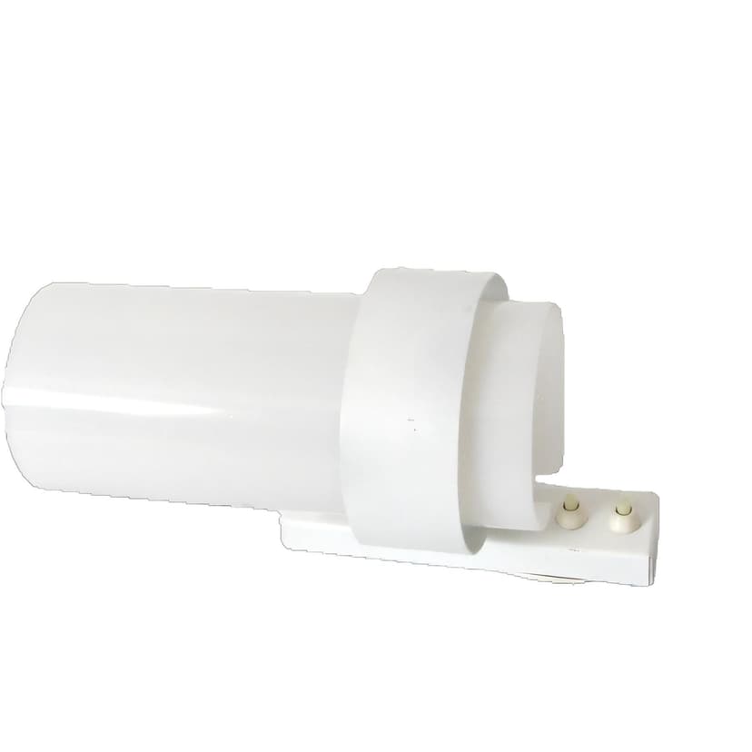 Wall Sconce Modern, white, metal, Denmark, 1970s.