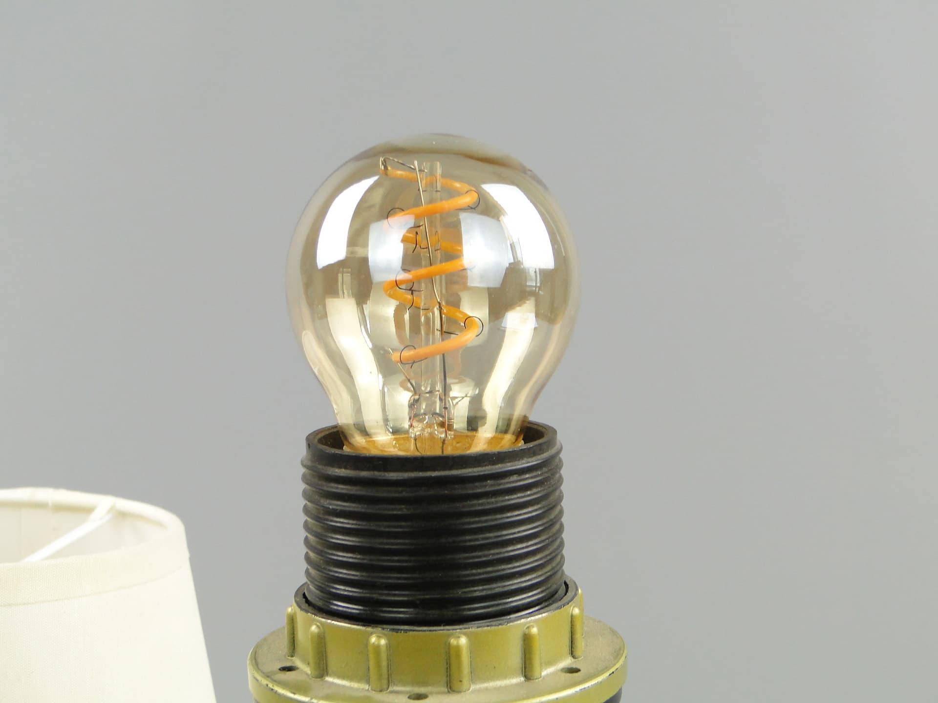 Table lamp, blue glass, Val St Lambert, Belgium, 1960s. - 47090