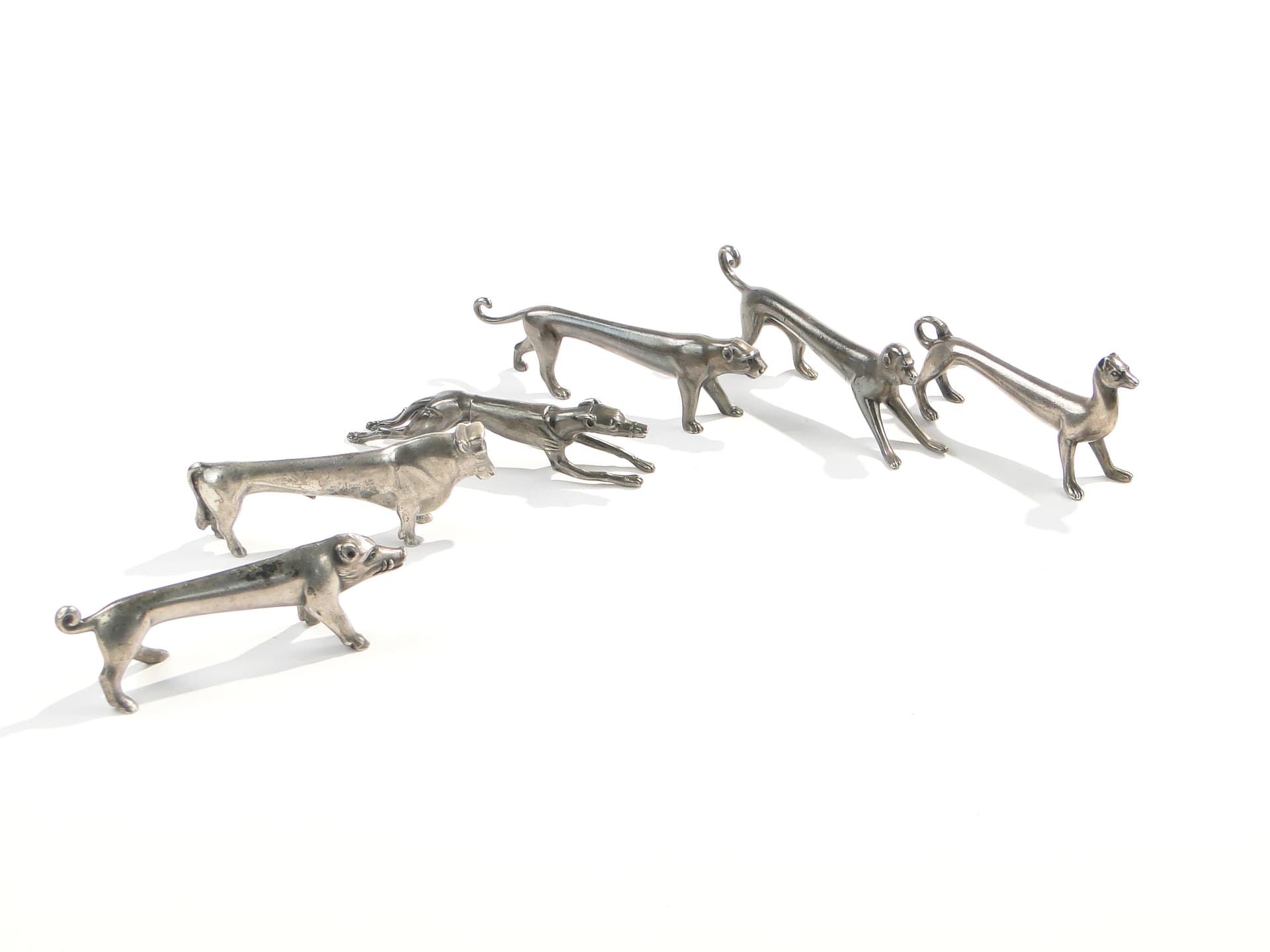 Set of knife rests, Art Nouveau, silver, WMF, Germany, early 20th c. - 47339