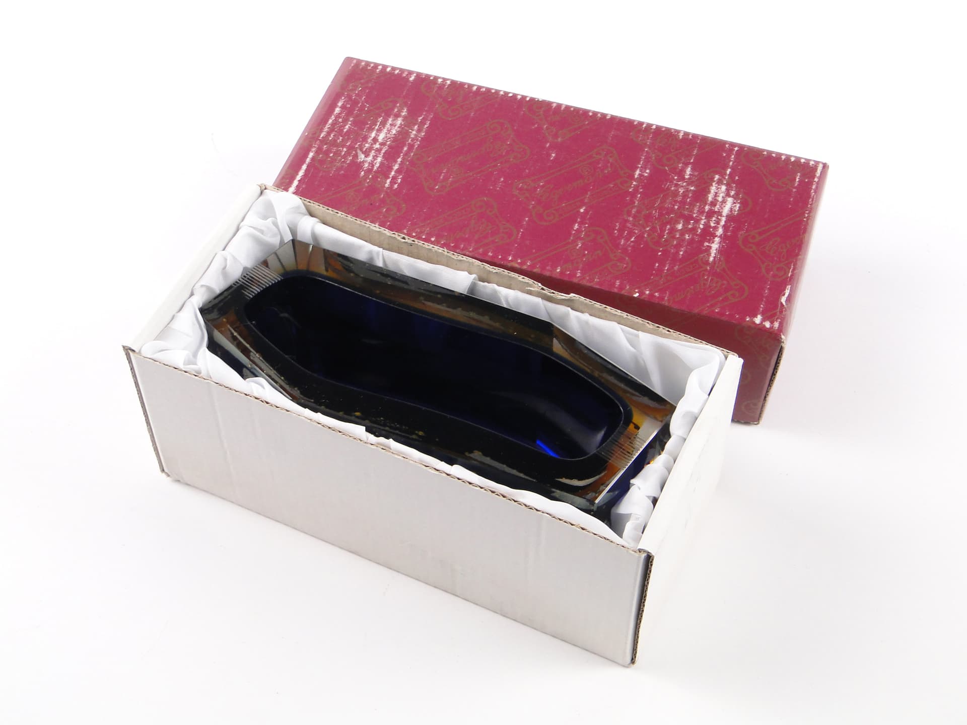 Przybornik, szkło fioletowy, proj. P. Hlava, Czechy, lata 60. - 47448