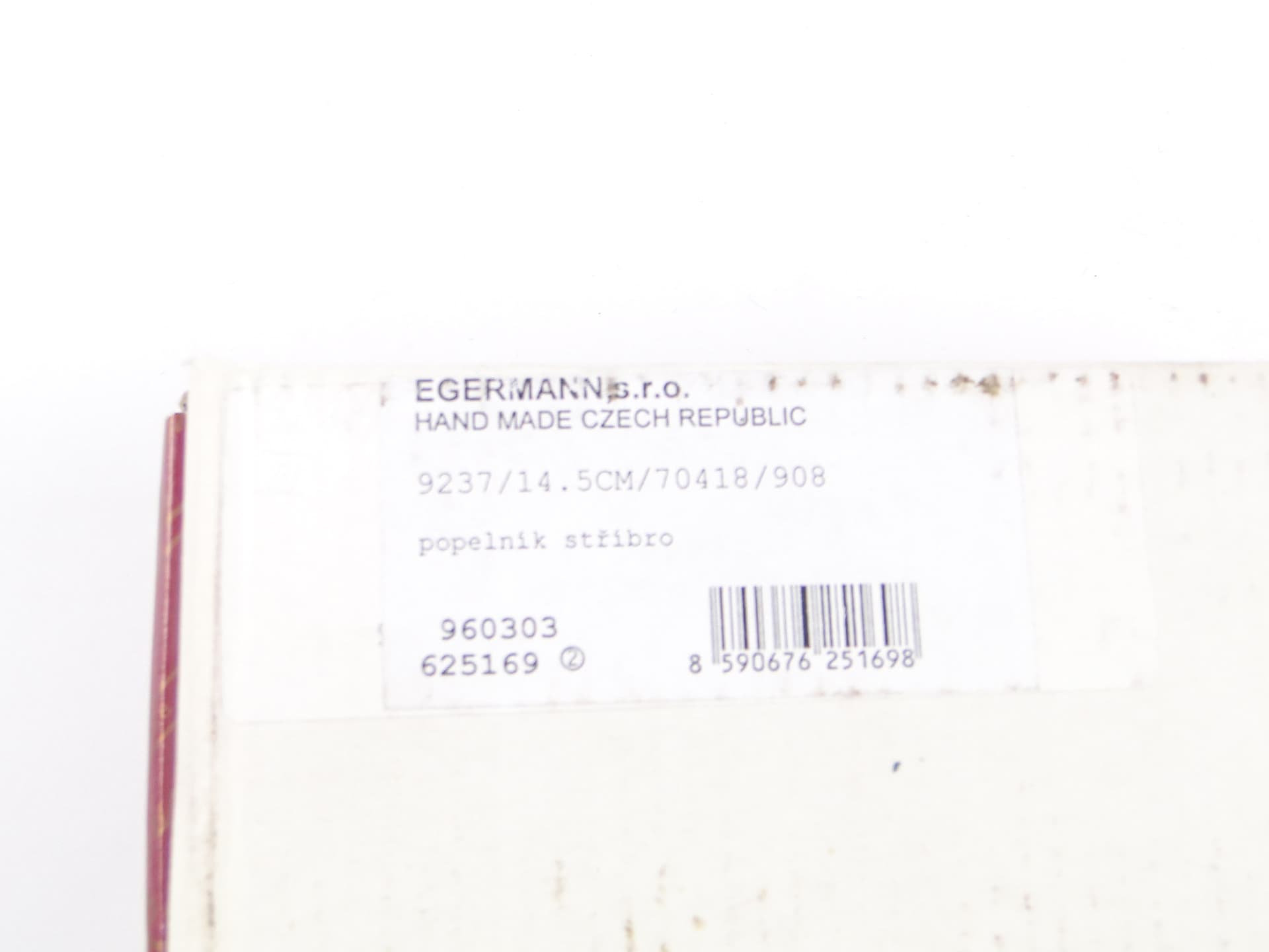 Przybornik, szkło fioletowy, proj. P. Hlava, Czechy, lata 60. - 47449