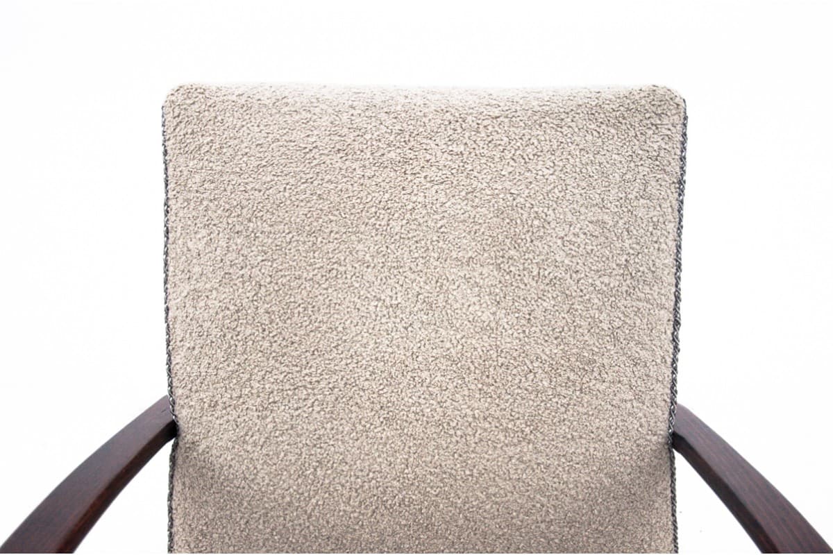 Beżowe fotele Art Deco, proj. J. Halabala, Czechosłowacja, lata 30. - 47329