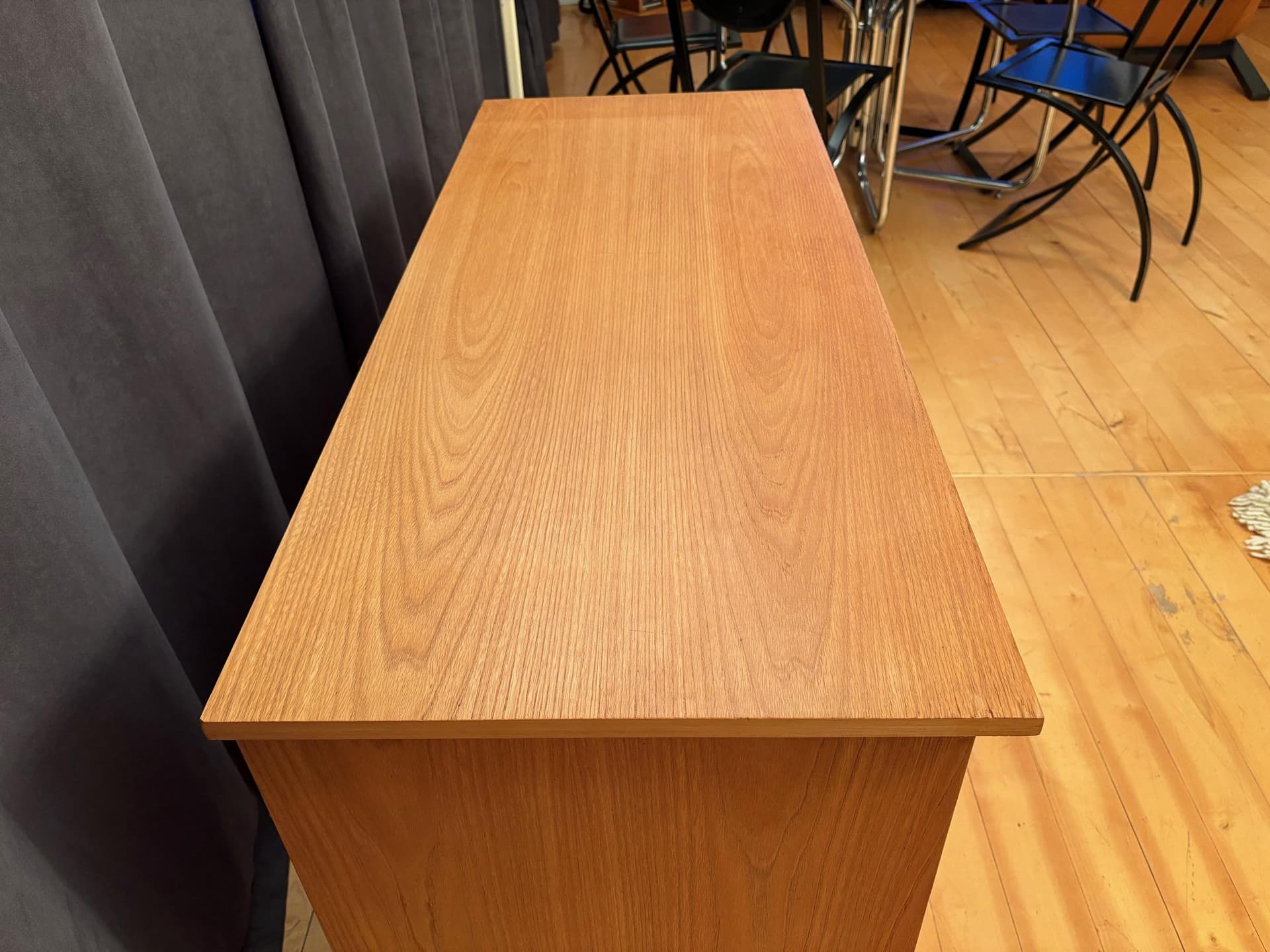 Sideboard, jasnobrązowy, buk, Niemcy, lata 60. - 79790