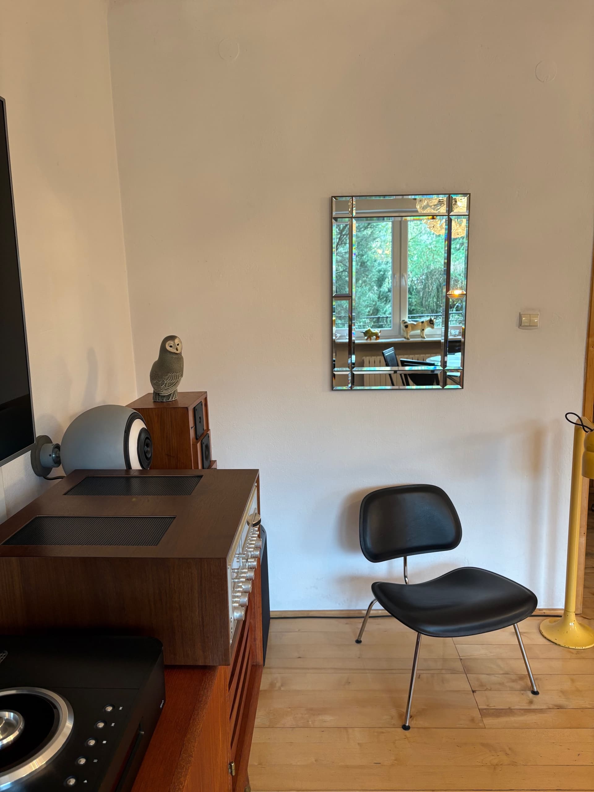 Lustro, kryształ srebrny, Włochy, lata 70. - 47936