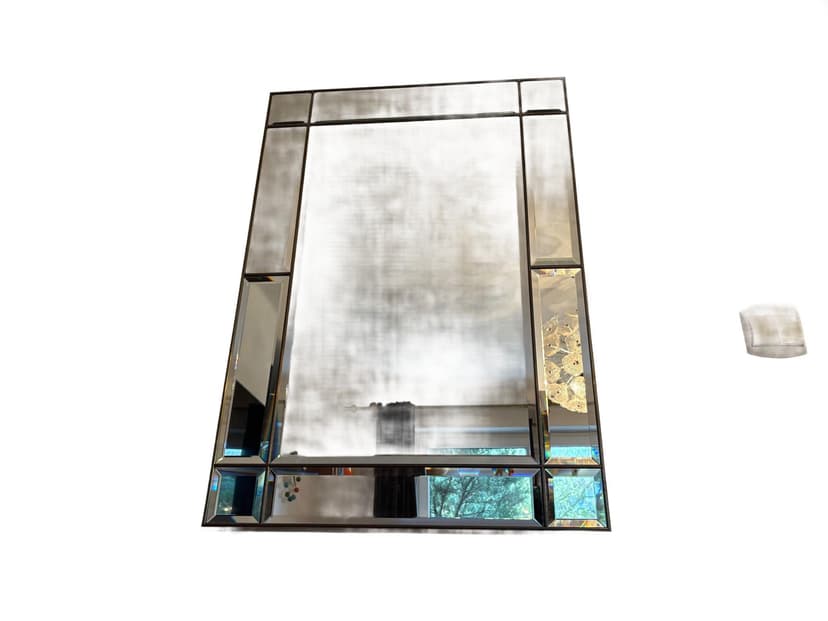 Lustro, kryształ srebrny, Włochy, lata 70.