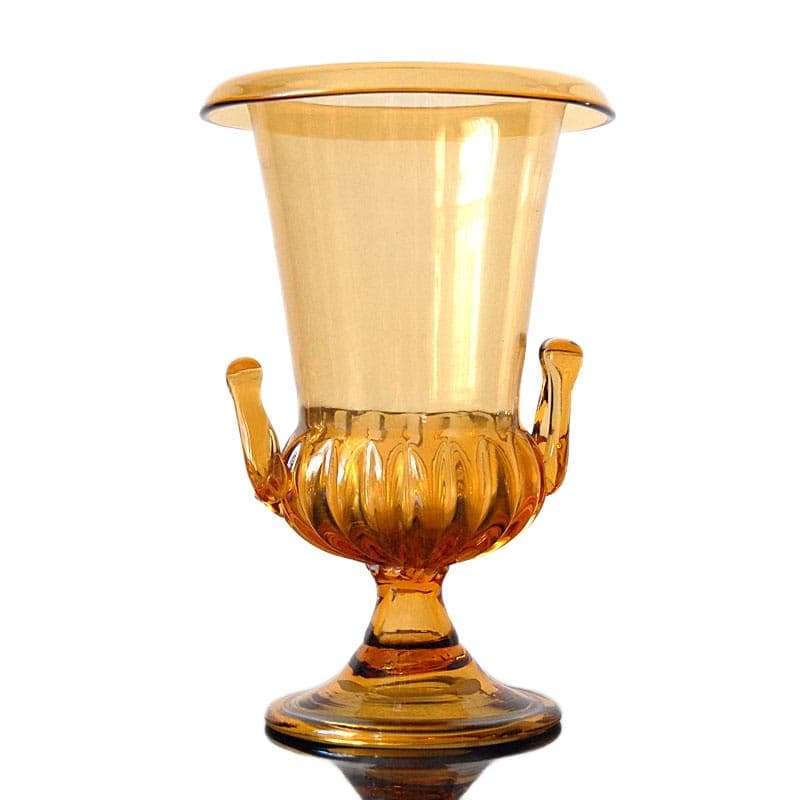 Miodowy wazon szklany Murano, Włochy, lata 70. - 4699