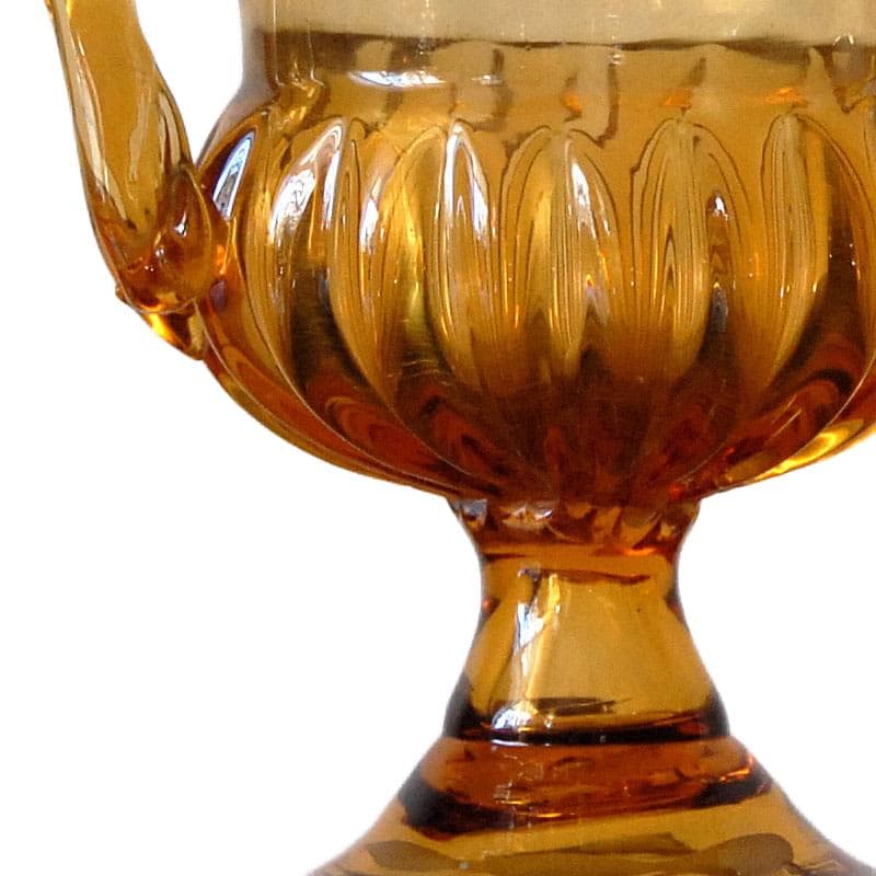 Miodowy wazon szklany Murano, Włochy, lata 70. - 4702