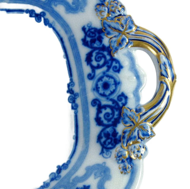 White Ceramic Decorative Platter, United Kingdom, 19th Century - 4678