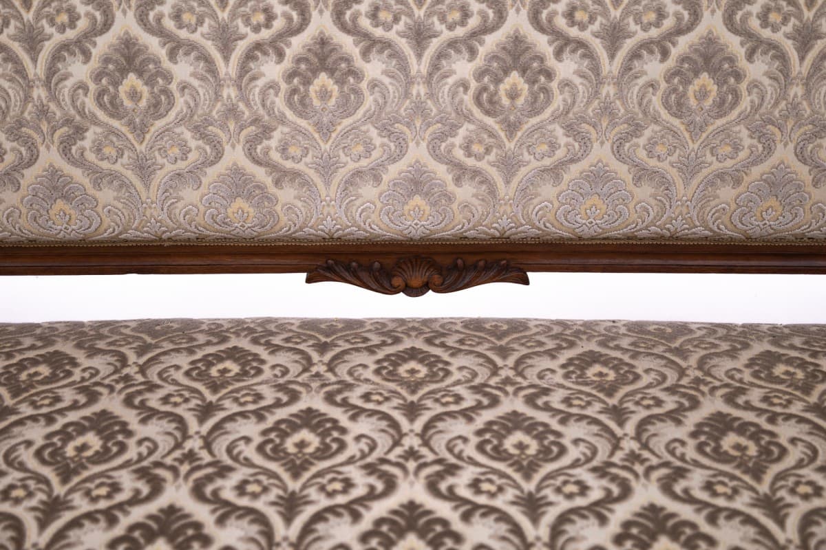 Brązowa sofa rokoko, Francja, lata 10. - 47319