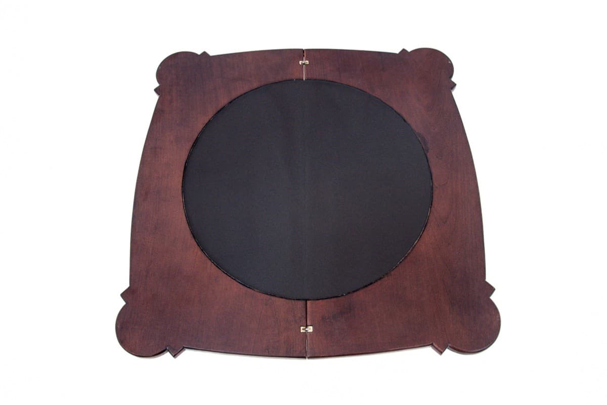 Ciemnobrązowy stolik karciak, Europa Północna, lata 70. XIX wieku - 47575