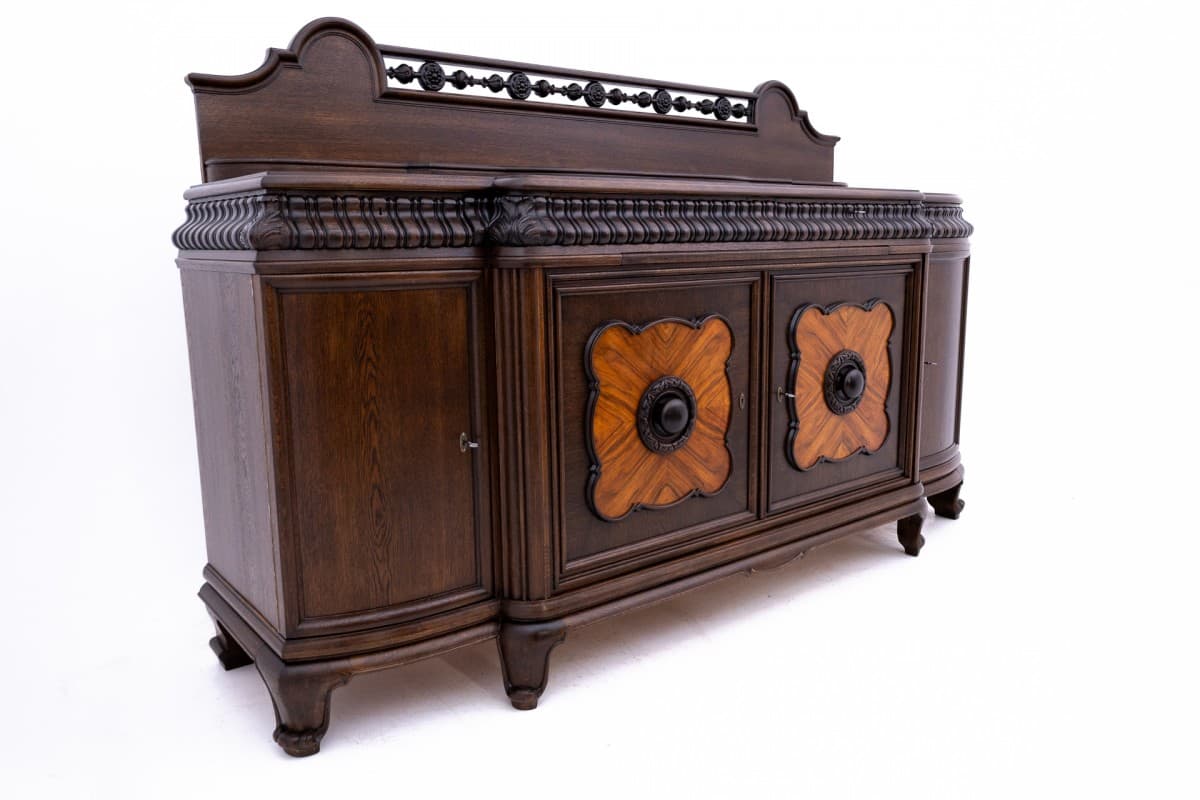 Dębowa komoda, Niemcy, lata 30. - 47797