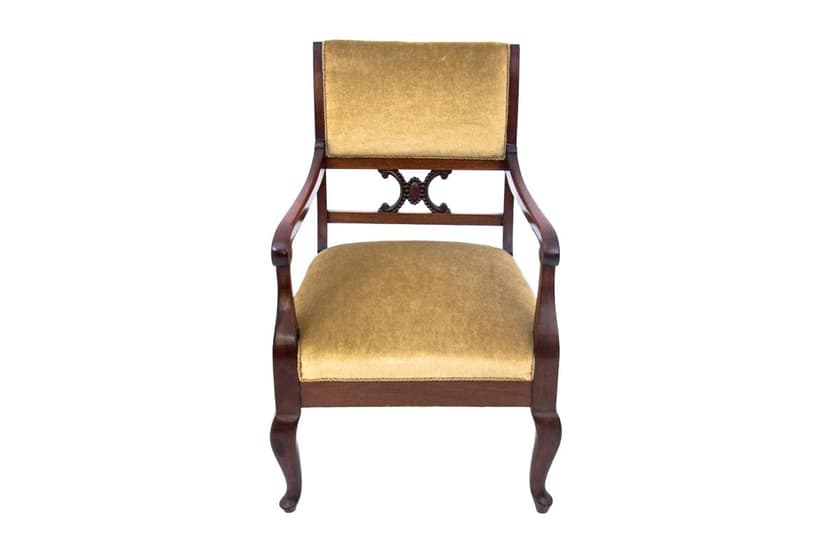 Orzechowy fotel, Skandynawia, lata 20.