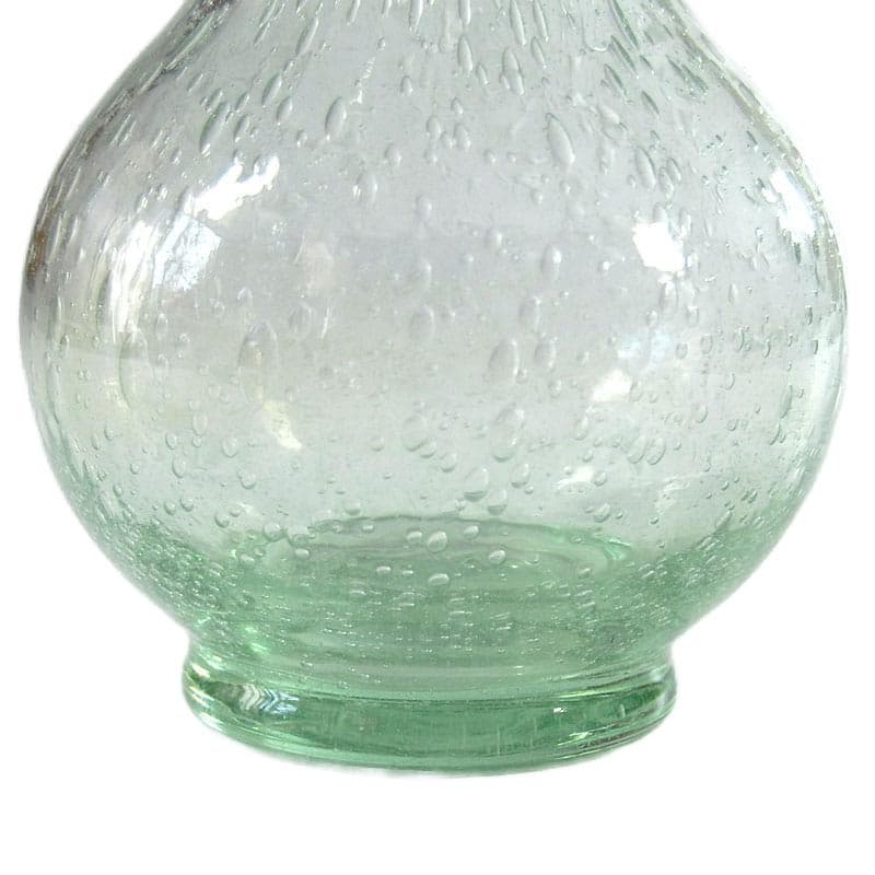 Zielony wazon ze szkła sodowego, La Verrerie de Biot, Francja, lata 70. - 4781