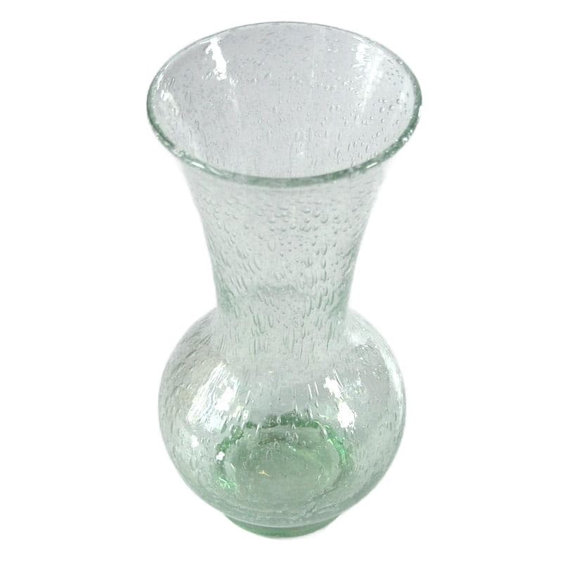 Zielony wazon ze szkła sodowego, La Verrerie de Biot, Francja, lata 70. - 4777