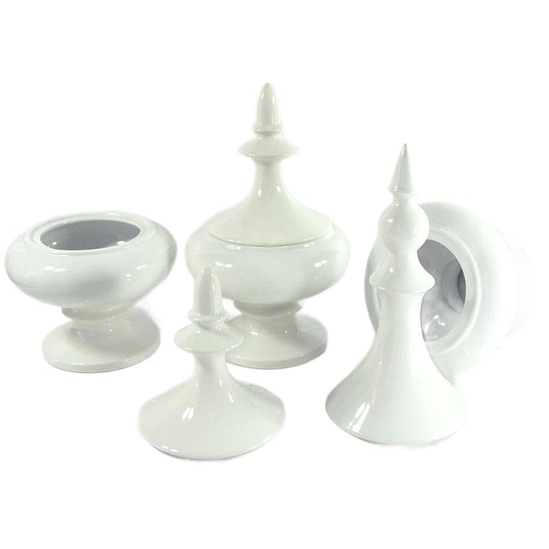 Białe pojemniki ceramiczne, Francja, XXI w. - 4767