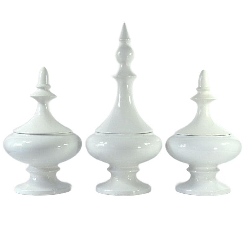 Białe pojemniki ceramiczne, Francja, XXI w. - 4763