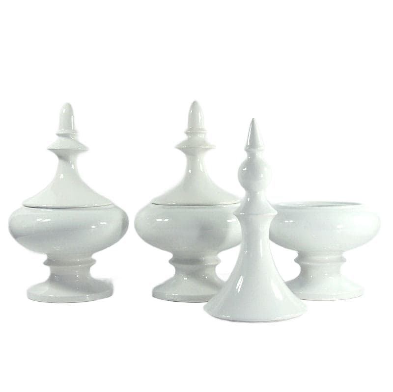 Białe pojemniki ceramiczne, Francja, XXI w. - 4765