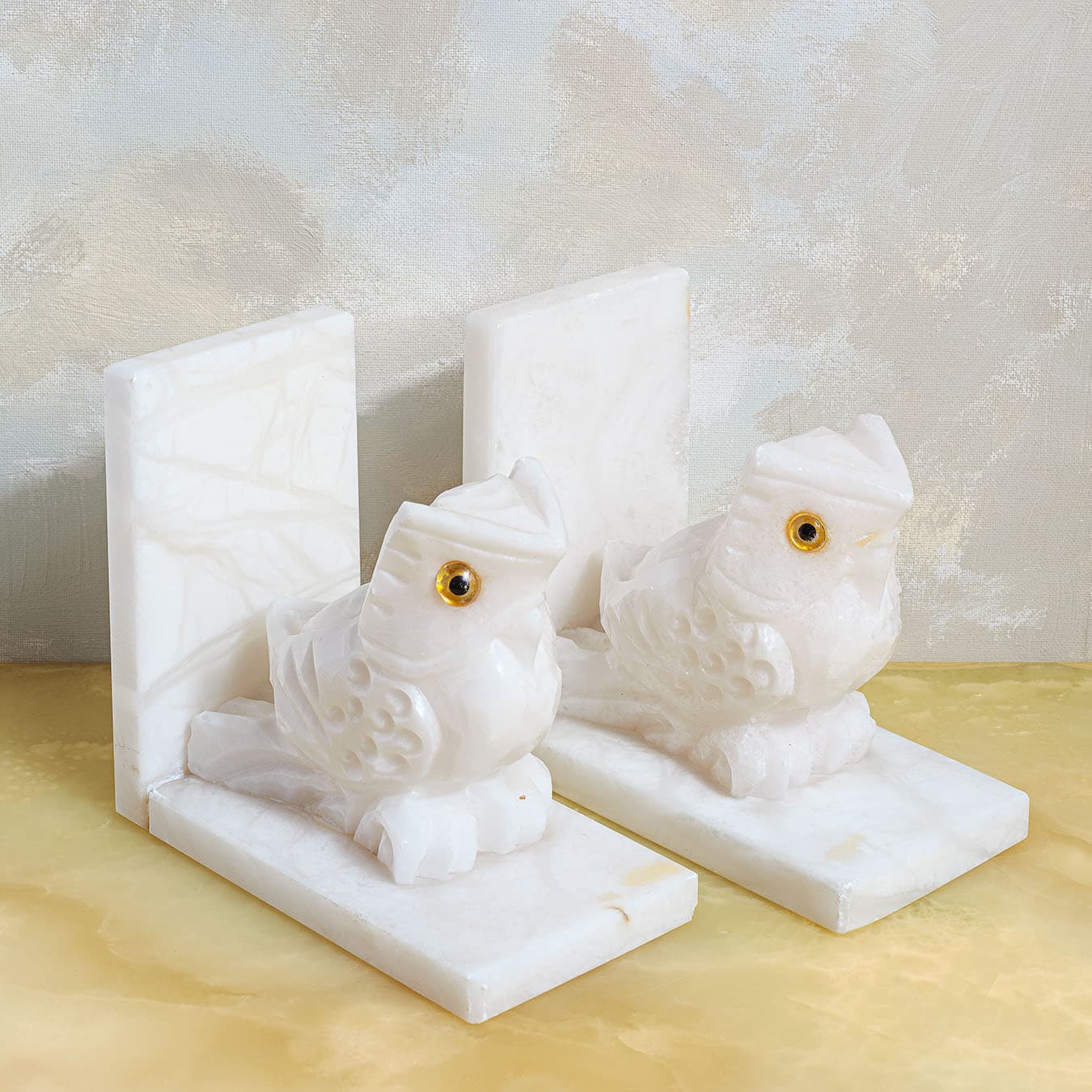 Podpórki do książek wykonane z pięknego marmuru. - 50904