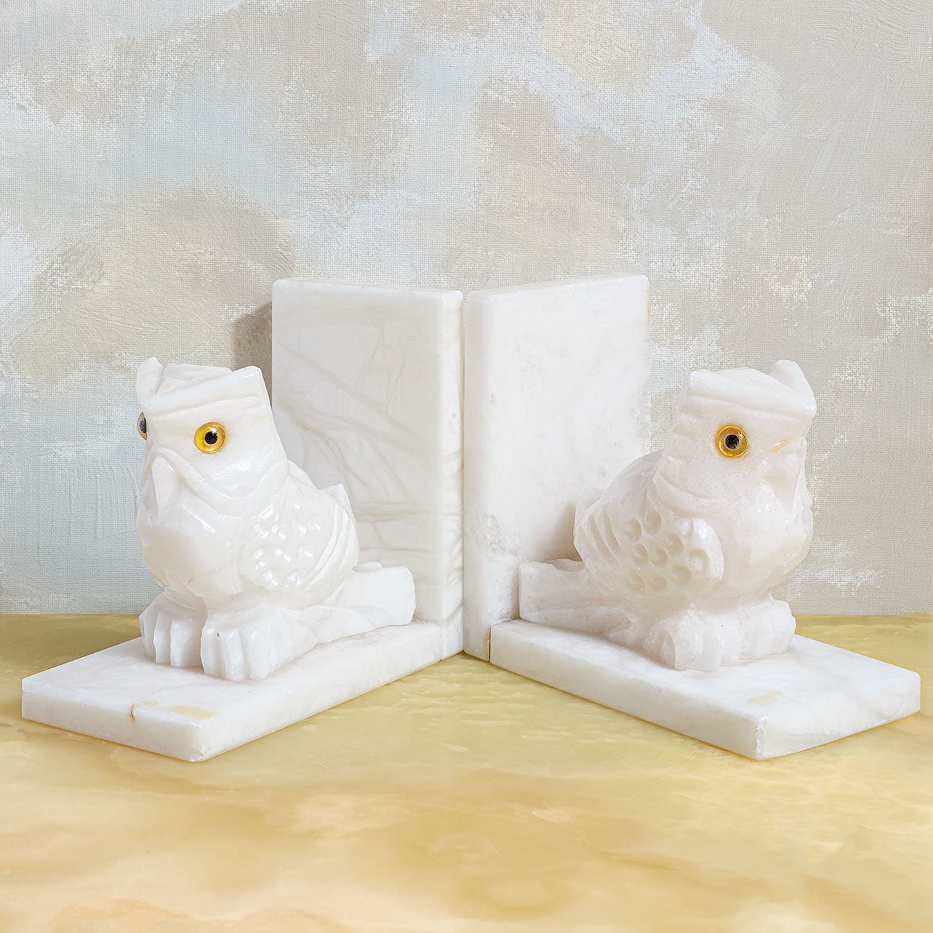 Podpórki do książek wykonane z pięknego marmuru. - 50906