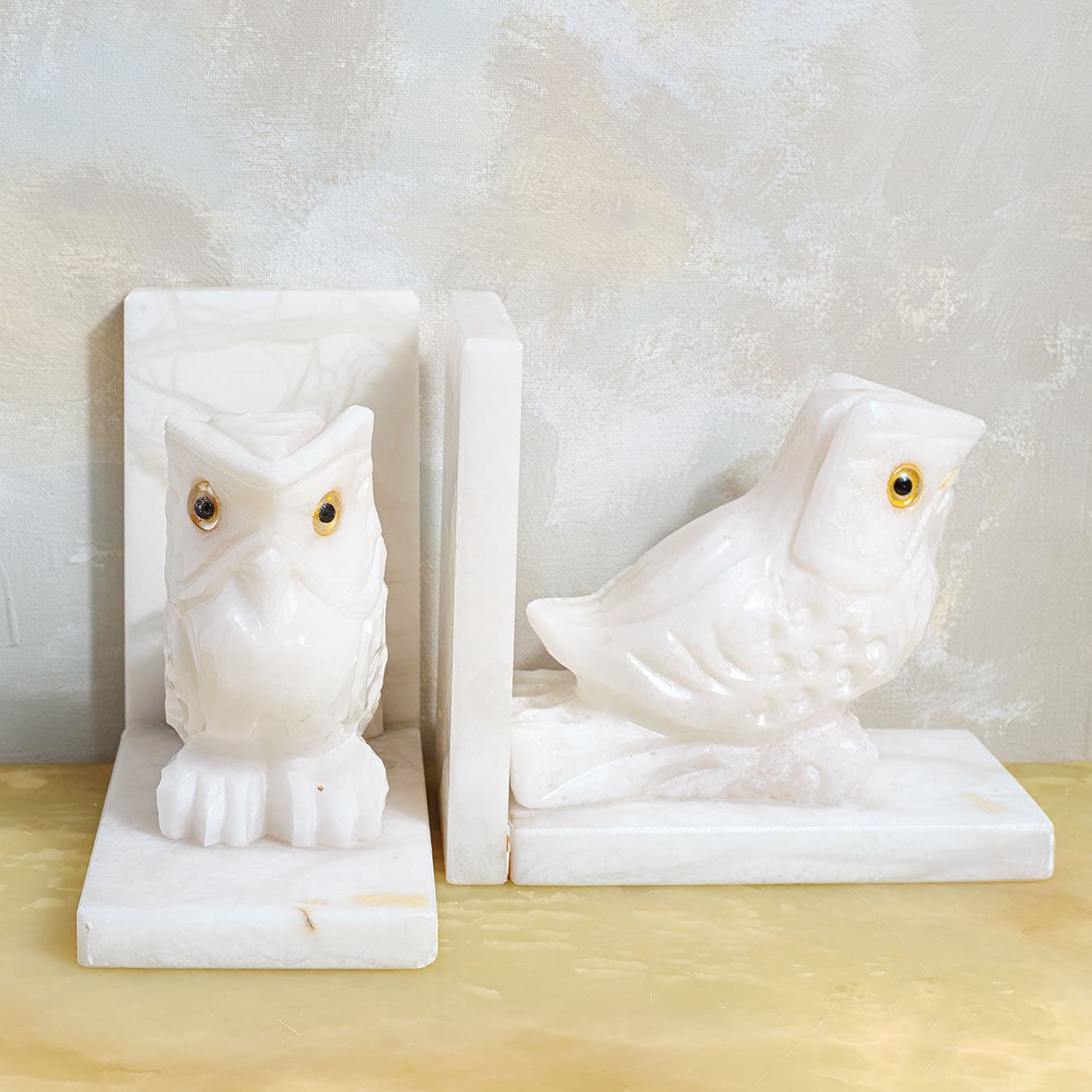 Podpórki do książek wykonane z pięknego marmuru. - 50908