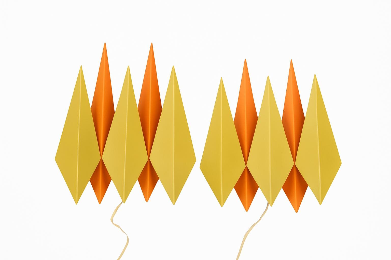 Para kinkietów Diamant proj. Holm Sorensen, lata 60 - 58796