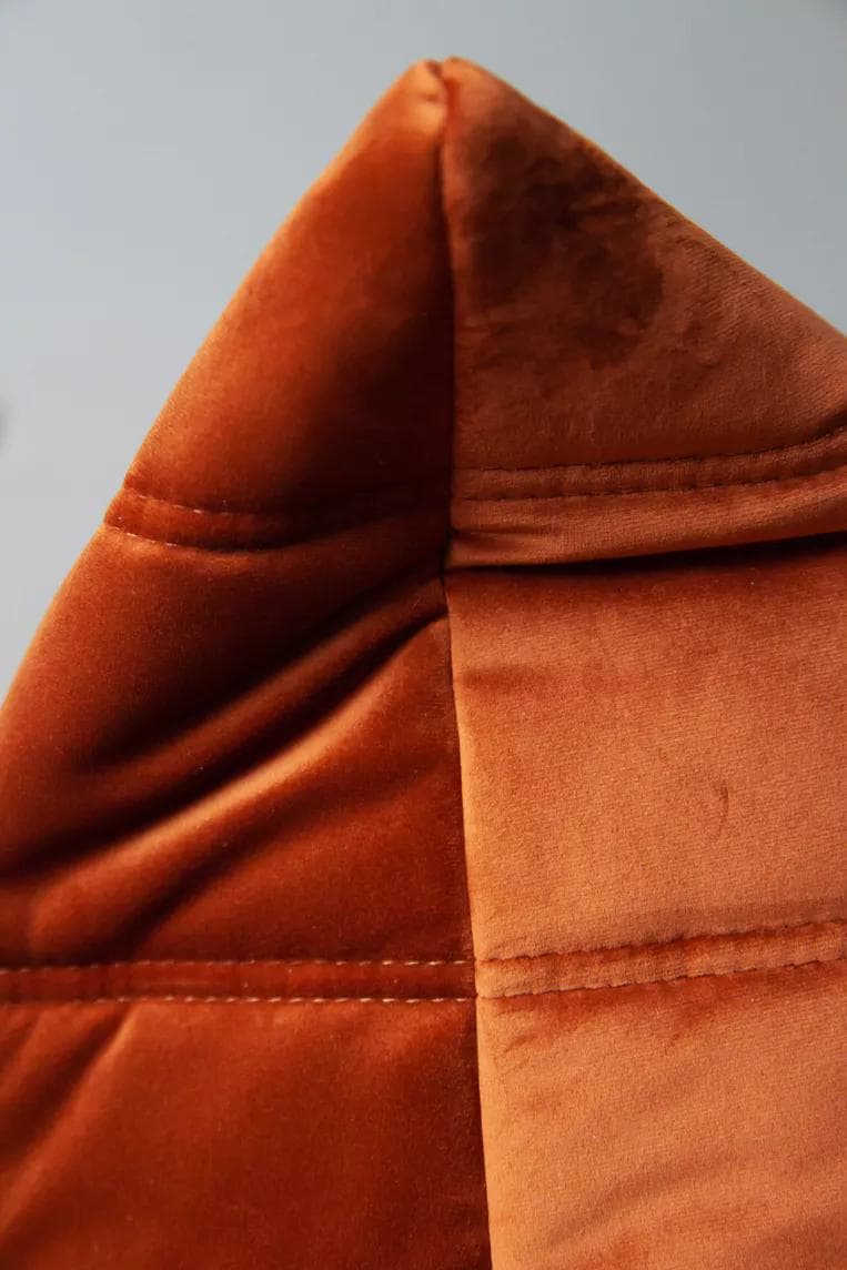 Sofa Togo dwuosobowa, velvet pomarańczowy bursztyn - 51129