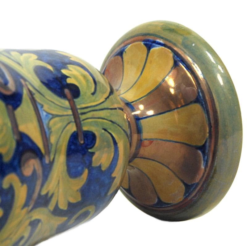 Majolikowy wazon, proj. A. Rubboli, Włochy, lata 30. - 4851