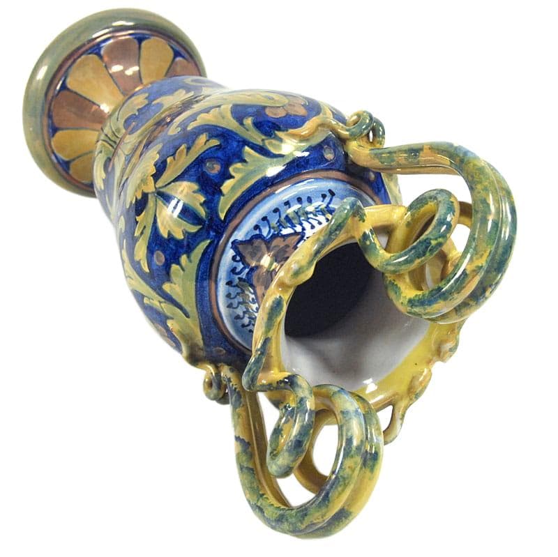 Majolikowy wazon, proj. A. Rubboli, Włochy, lata 30. - 4850