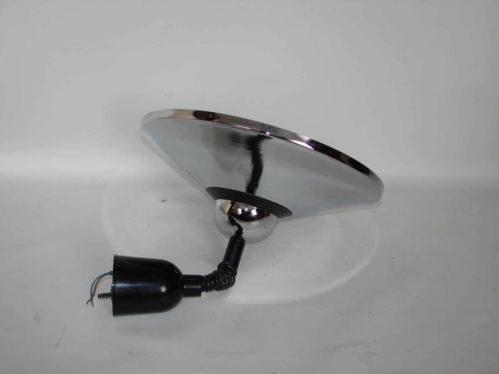 Lampa wisząca, chrom, metal, H&H Leuchten, Niemcy, lata 80. - 51633