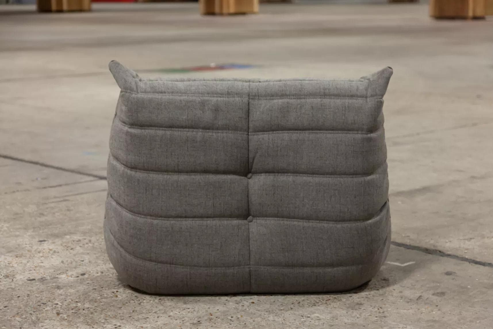 Sofa Togo dwuosobowa, tekstylia ciepły szary - 52046