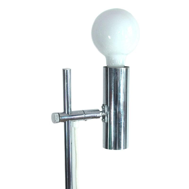 Chromowana lampa podłogowa, Niemcy, lata 70. - 4818