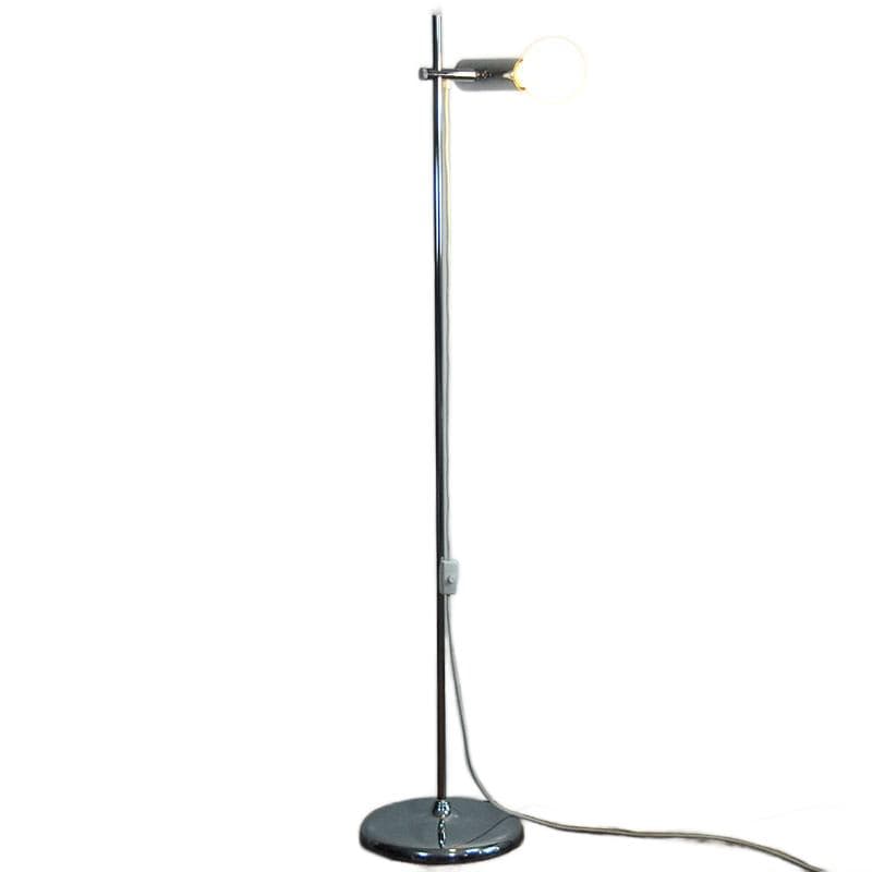 Chromowana lampa podłogowa, Niemcy, lata 70. - 4822