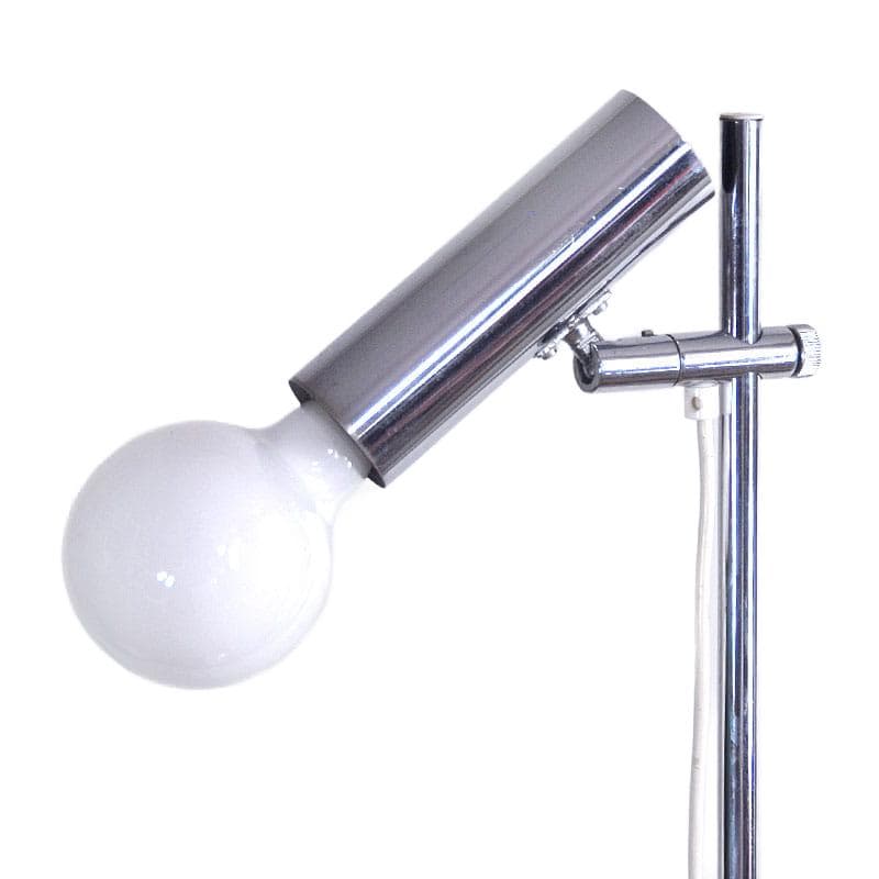 Chromowana lampa podłogowa, Niemcy, lata 70. - 4821