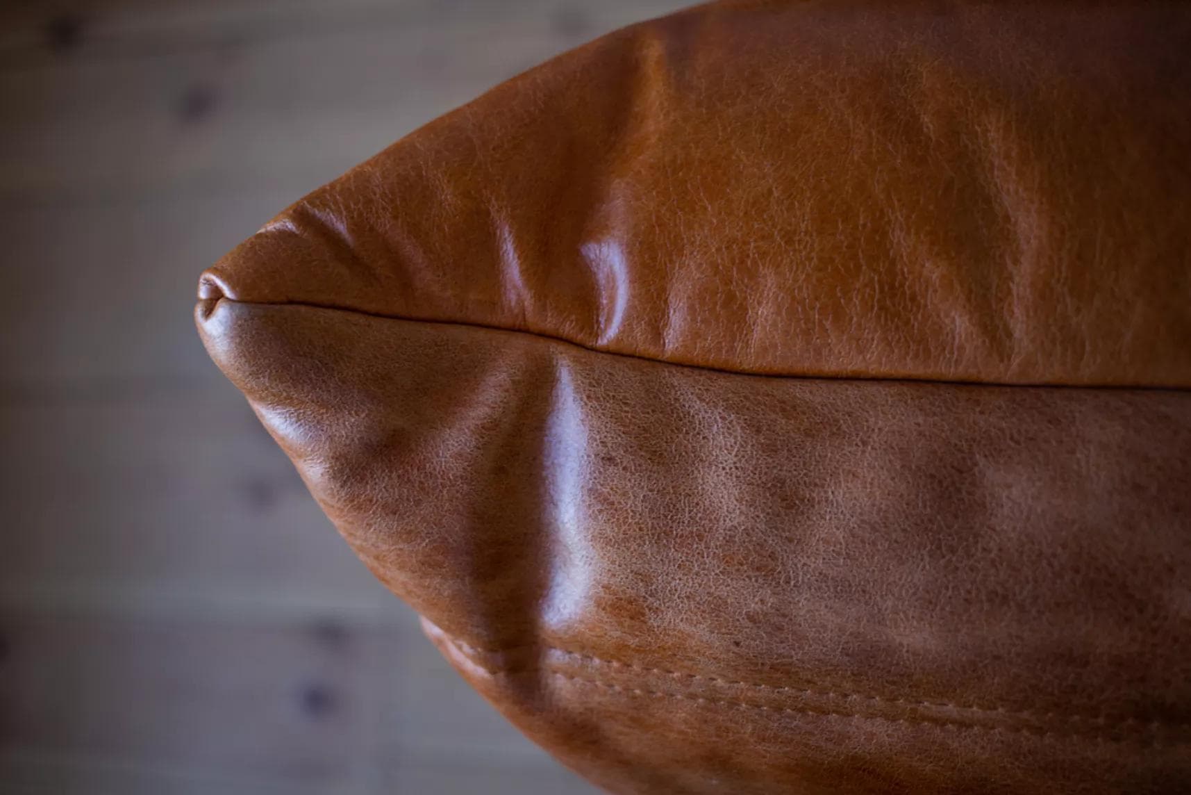 Narożnik Togo, skóra brązowa dubai pine - 51925