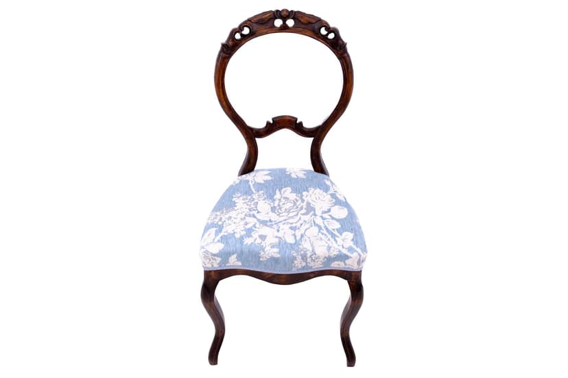 Brązowe krzesło w stylu wiktoriańskim, Francja, lata 1910