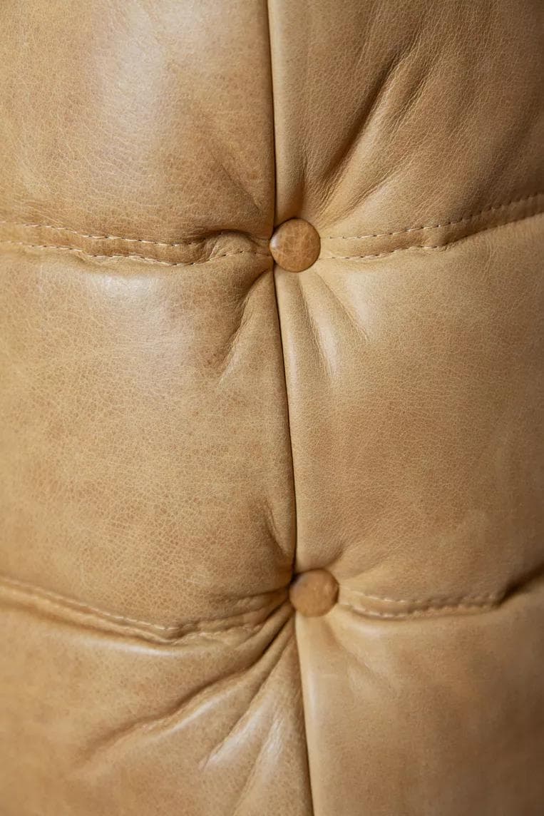 Narożnik Togo, skóra brązowa camel - 51882