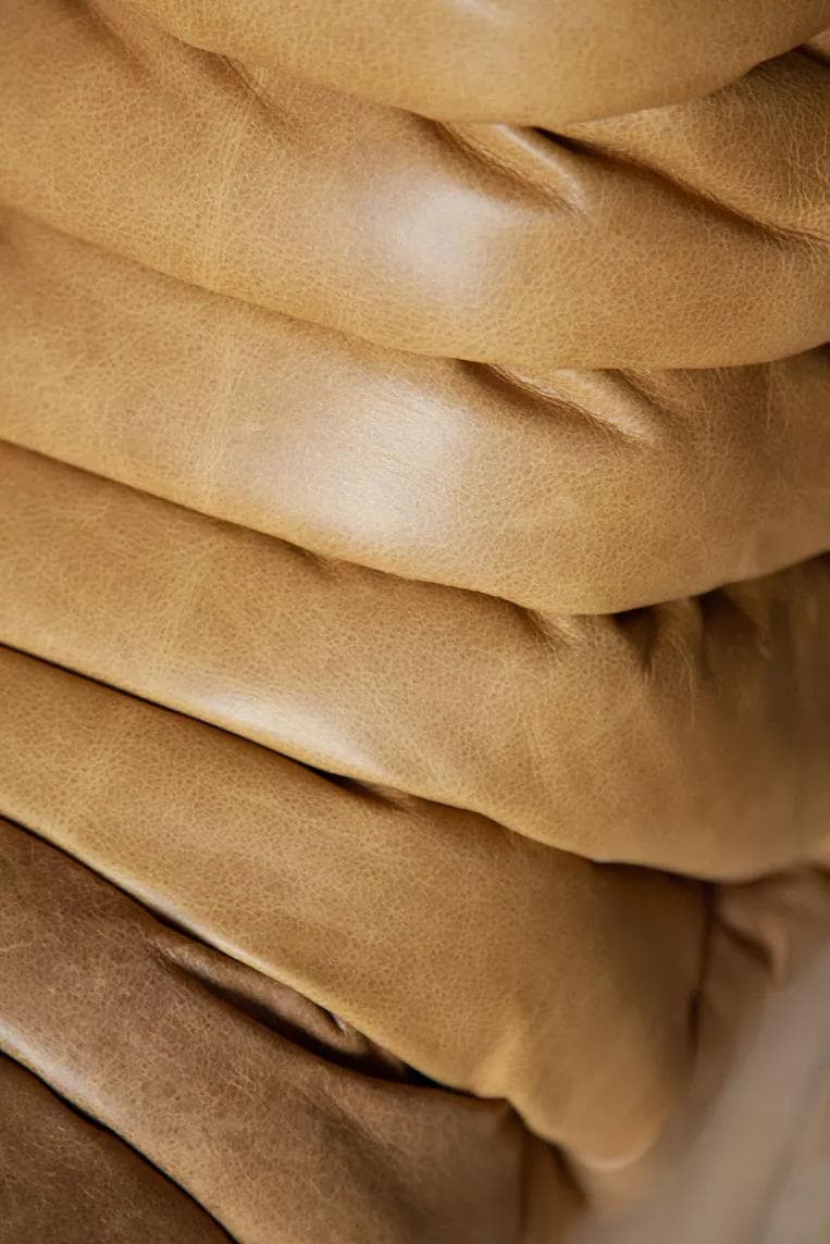 Narożnik Togo, skóra brązowa camel - 51892